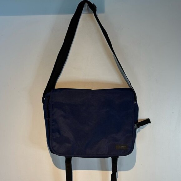 Ted Baker London navy blue nylon Crossbody messenger bag - Picture 3 of 11